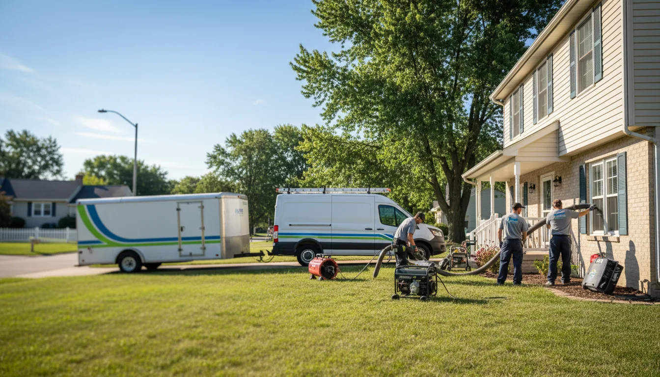 Flooded Basement Restoration And Cleanup With Repair in Fremont, OH near me
